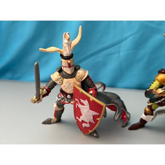 Set of‎ 3 Papo Medieval Knight Action Figures Trio Set Toys - Picture 2 of 6